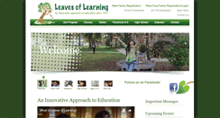 Desktop Screenshot of leavesoflearning.org